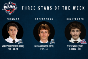 WIJHL Three Stars of the Week (Week 1)